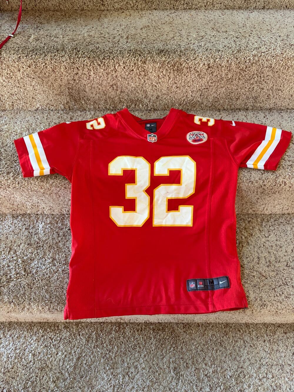 NFL Nike Kansas City Chiefs Kids medium football jersey